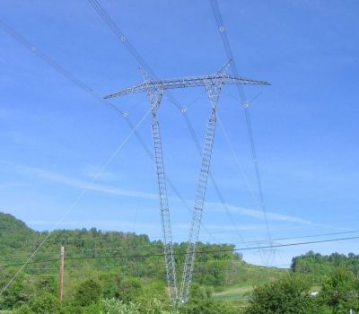Lattice tower from jacksons Ferry project.
