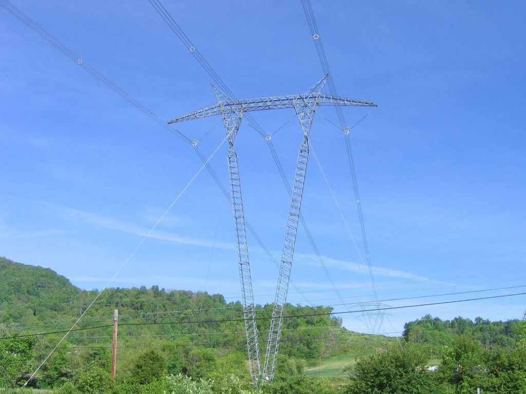 Lattice tower from jacksons Ferry project.